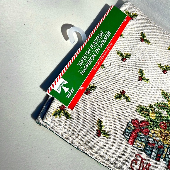 Tapestry placemats holiday
Christmas house set of two Merry  Christmas Tree New - Picture 4 of 7